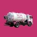 Caminhão Rosa Desentupidora